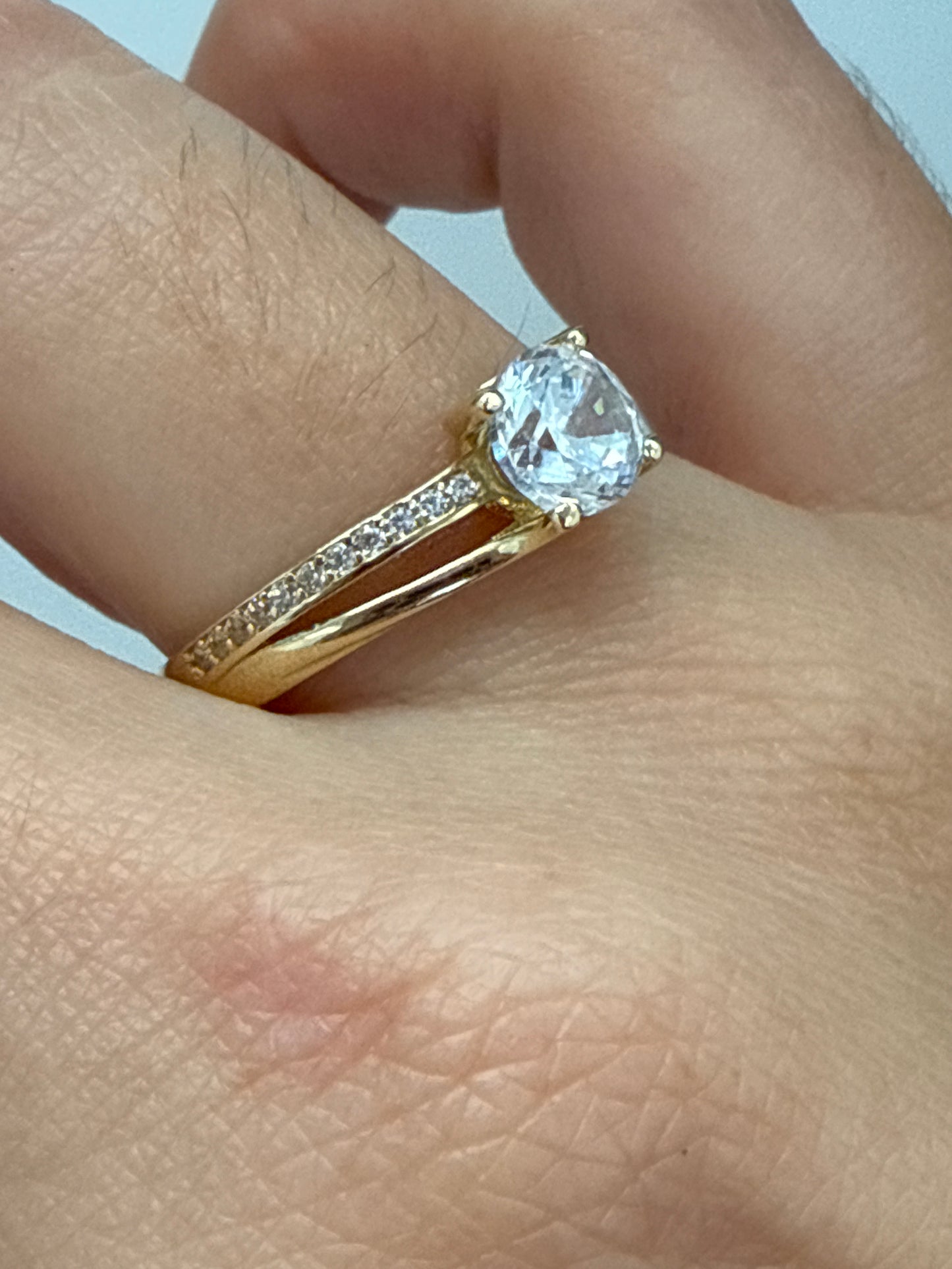 Anillo de compromiso 14k size 8