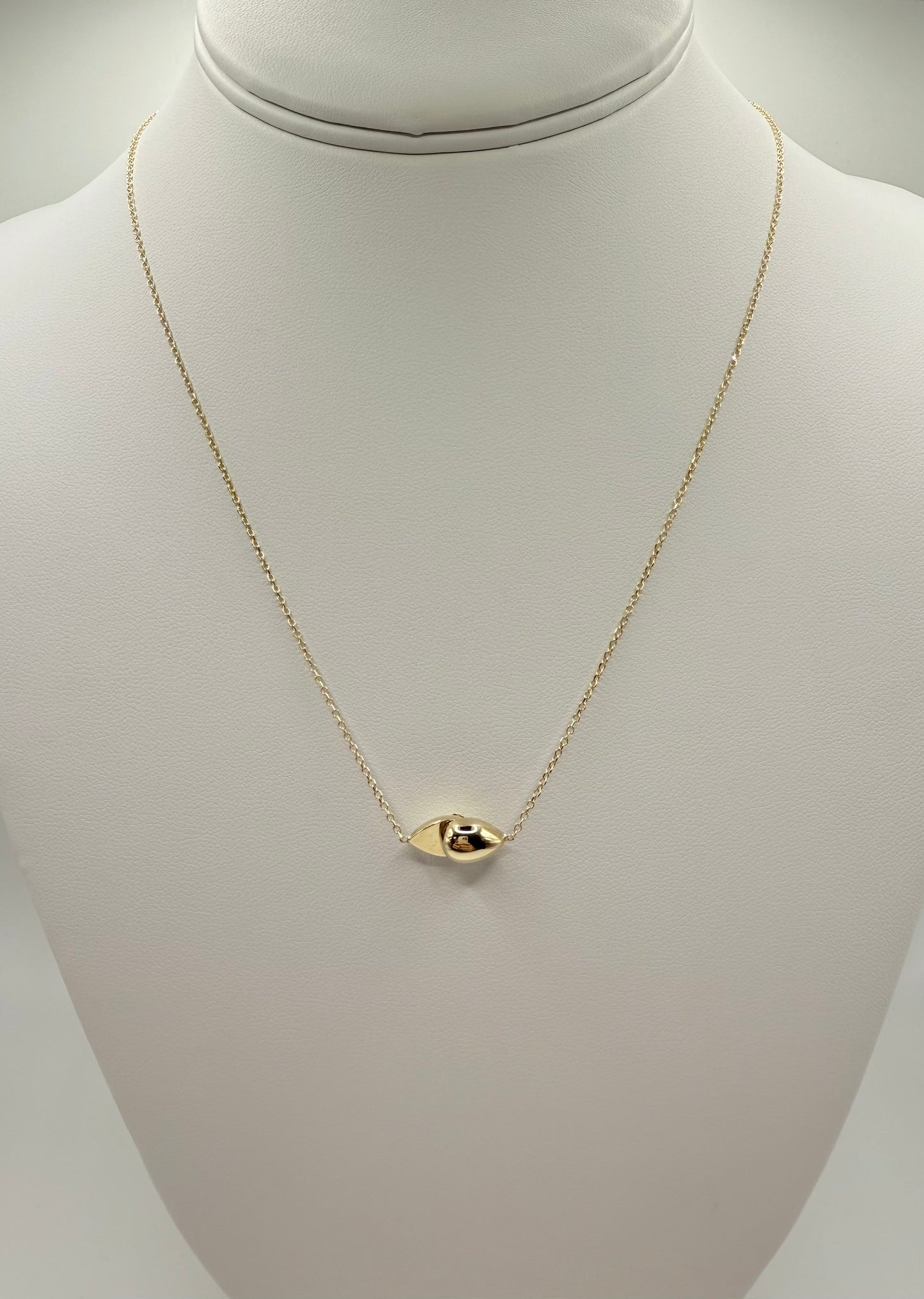Cadena de doble gota en oro de 14 kt!!