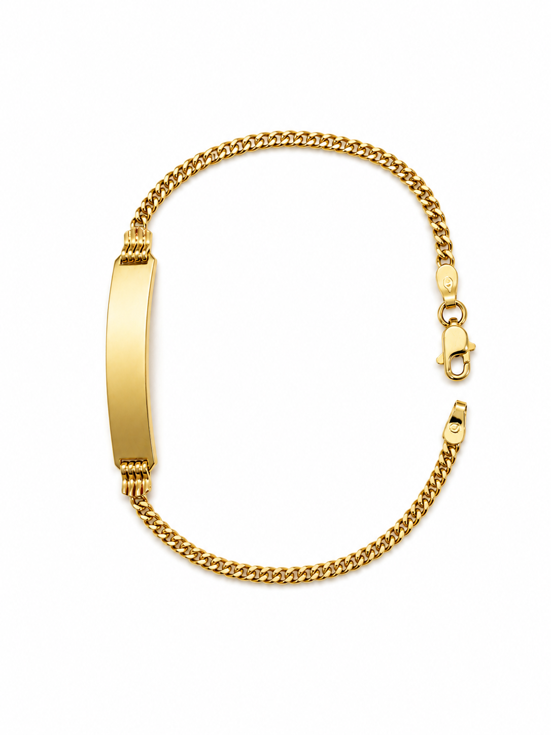 pulsera de bebe cuban link 10k