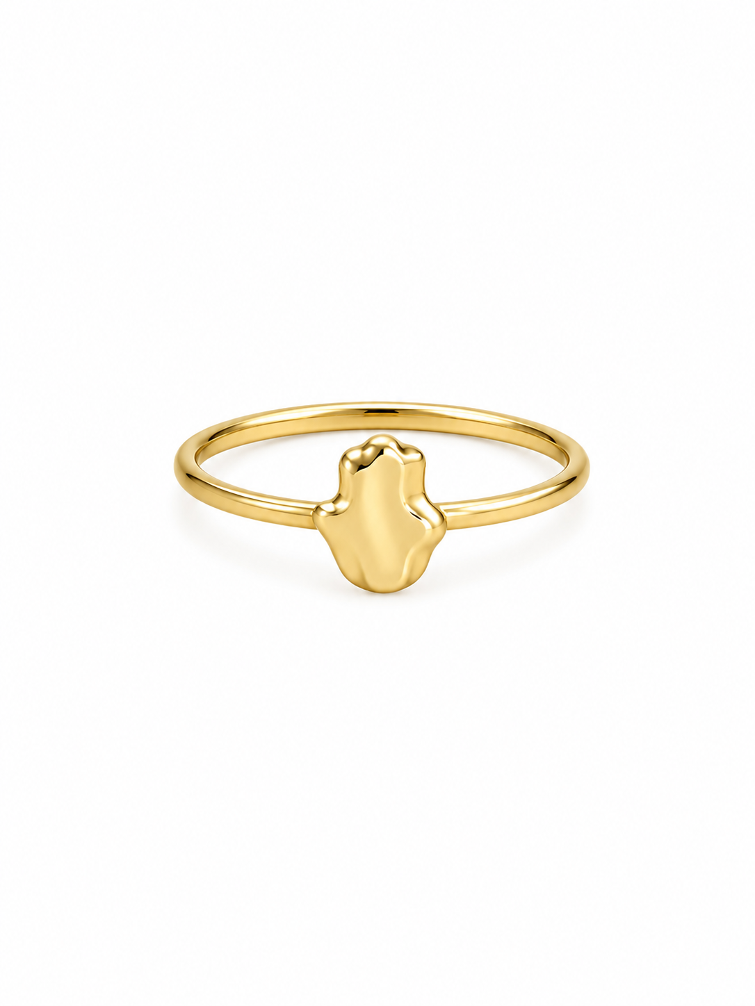 Anillo mano de Fatima 14k