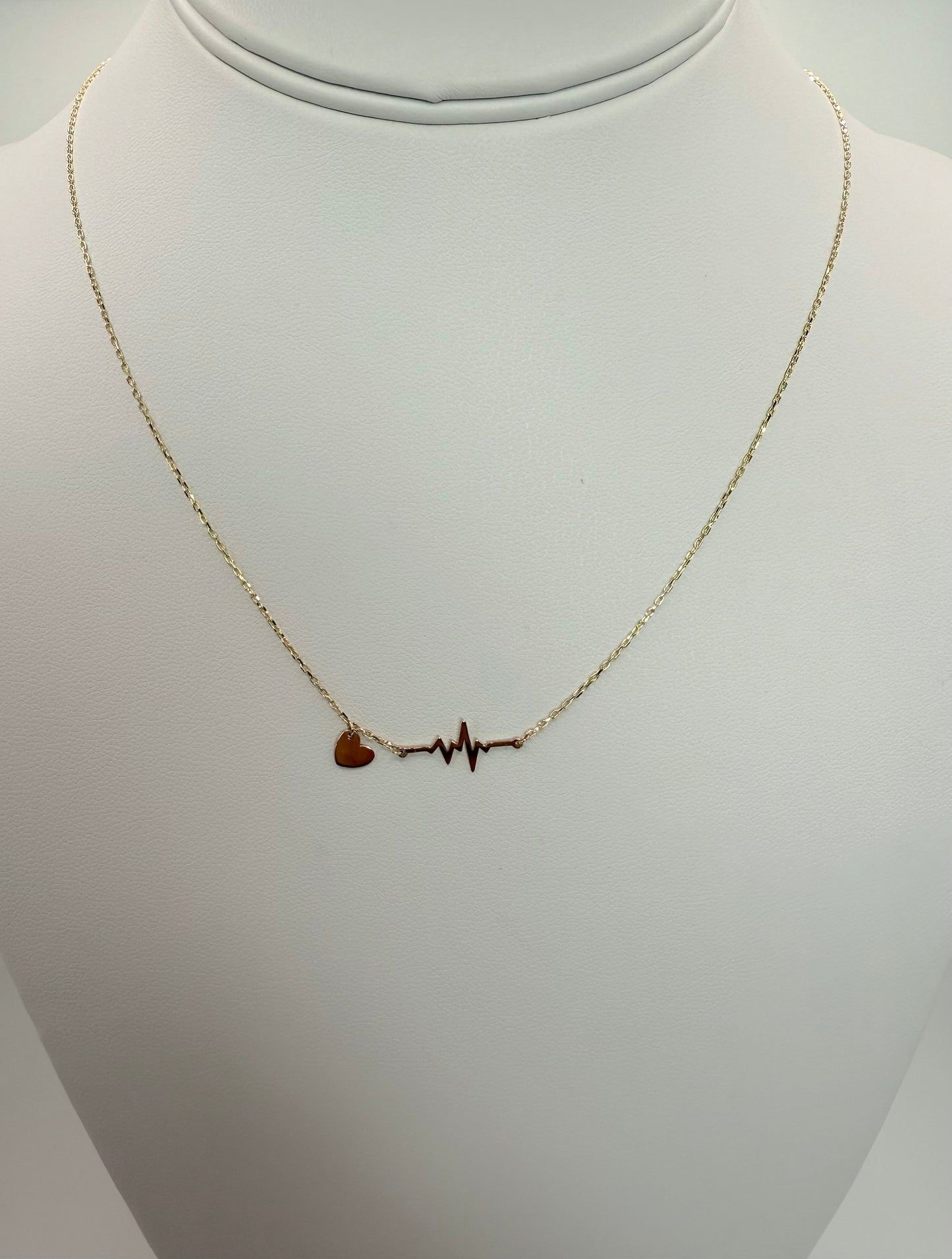 Cadena de electrocardiograma en oro de 14 kt!!