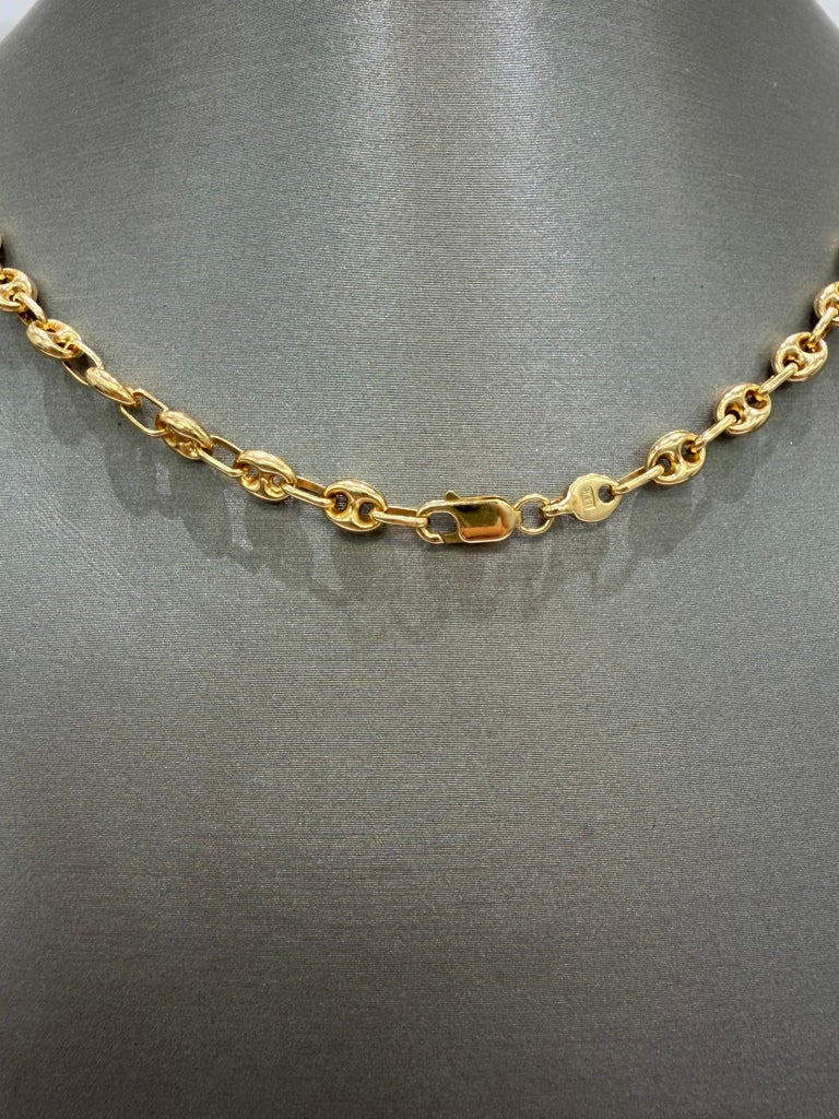 Cadena estilo GG 14k