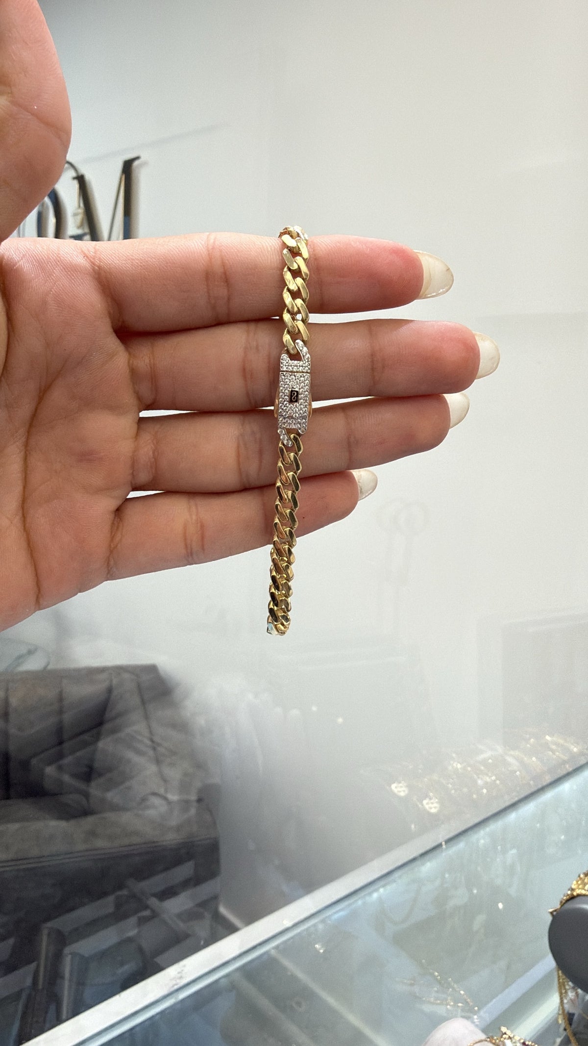 Pulsera 10 k estilo Mónaco