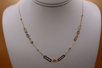 Gargantilla en oro amarillo 14k!!