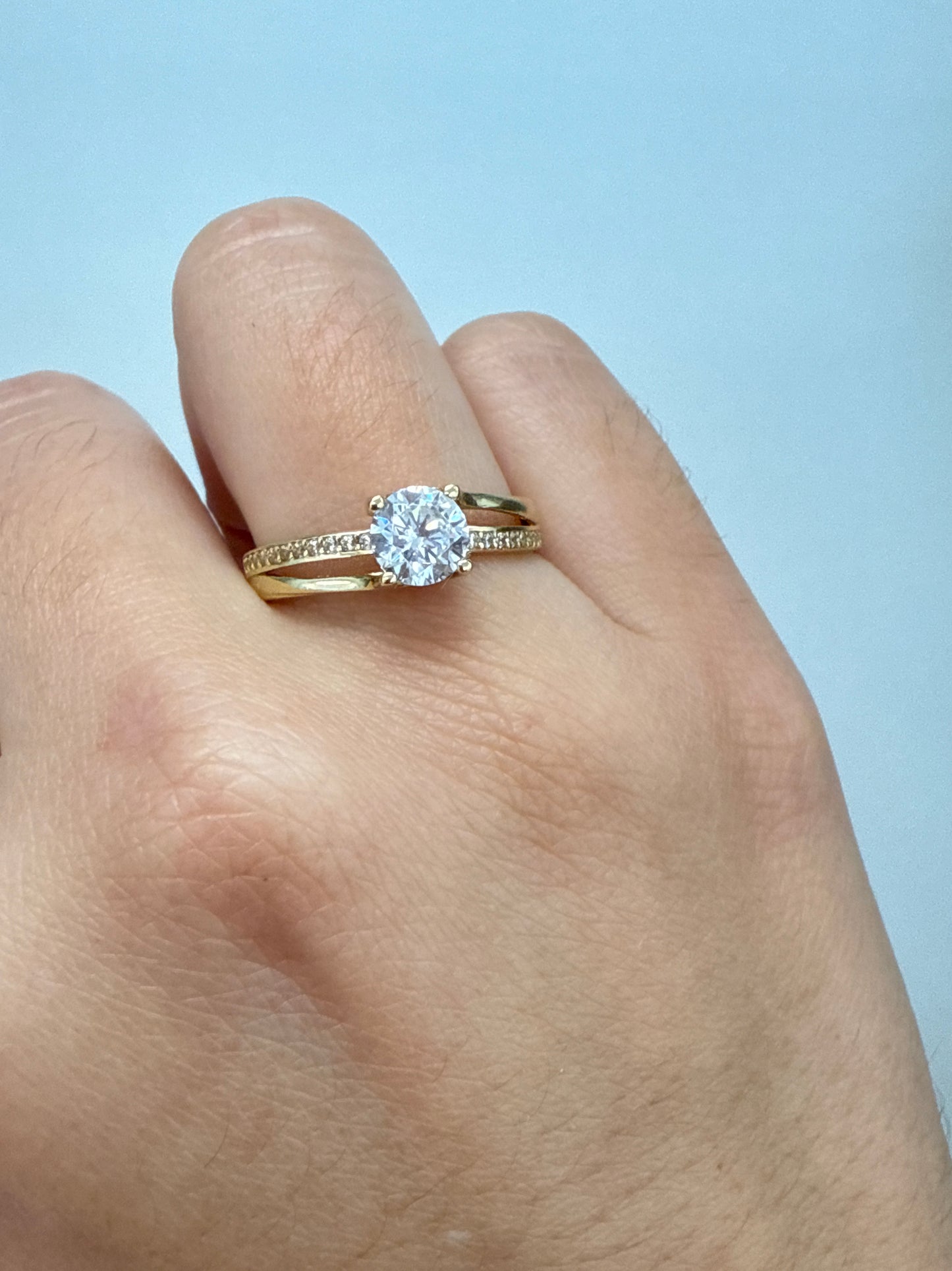 Anillo de compromiso 14k size 8