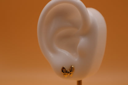 Arete de mariposa en oro 14 k !!