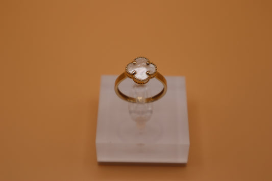 Anillo Van blanco en oro 14k!!