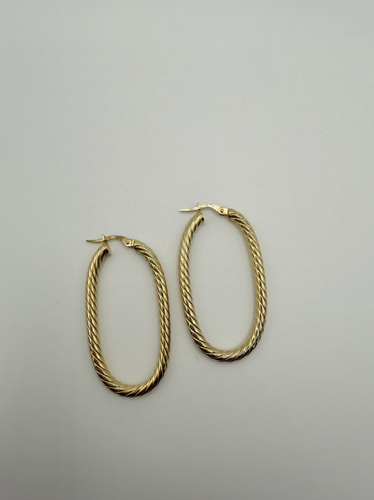 Argollas de oro de 14 kt!!