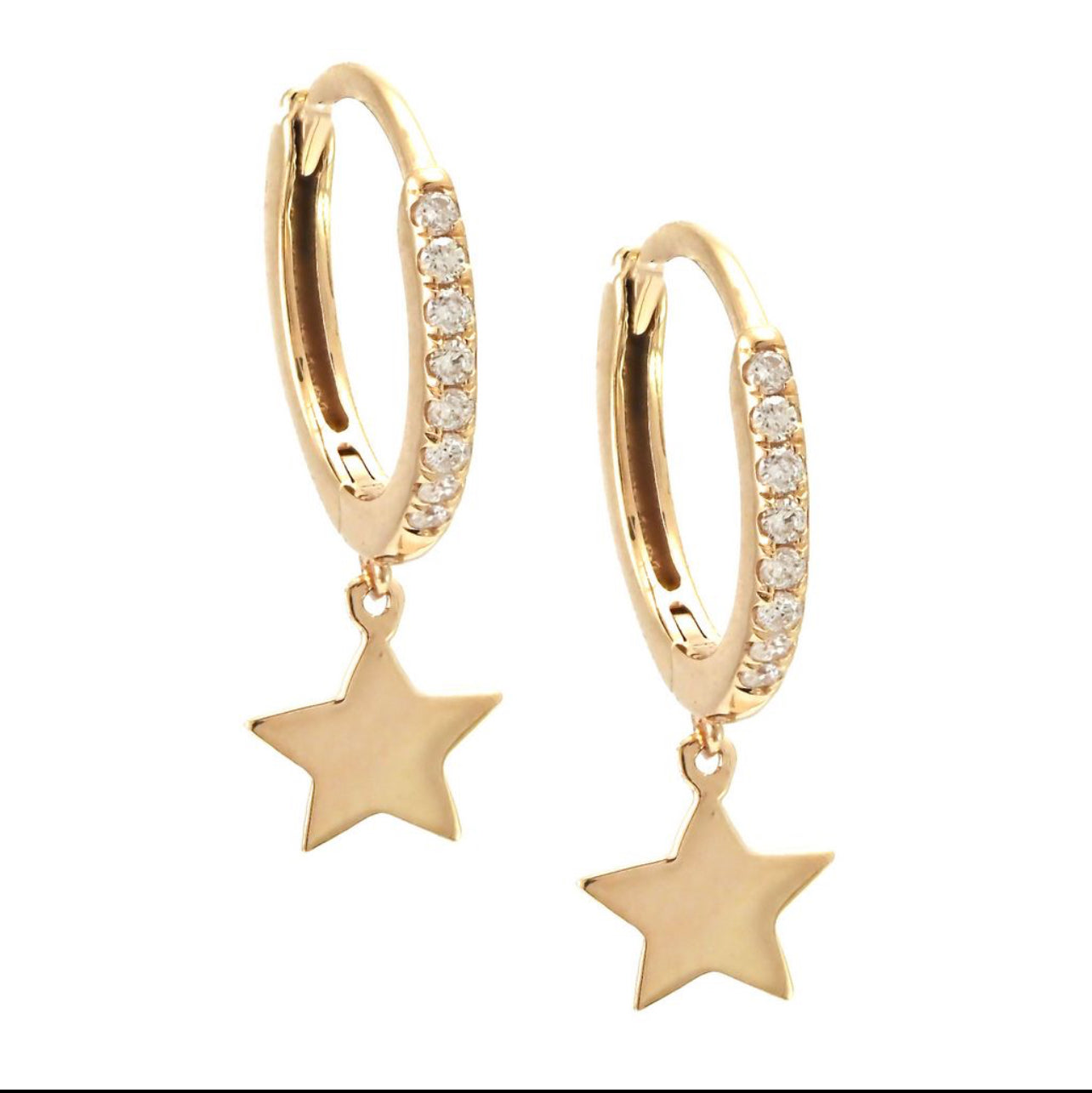 Argollas de diamantes y estrella !!