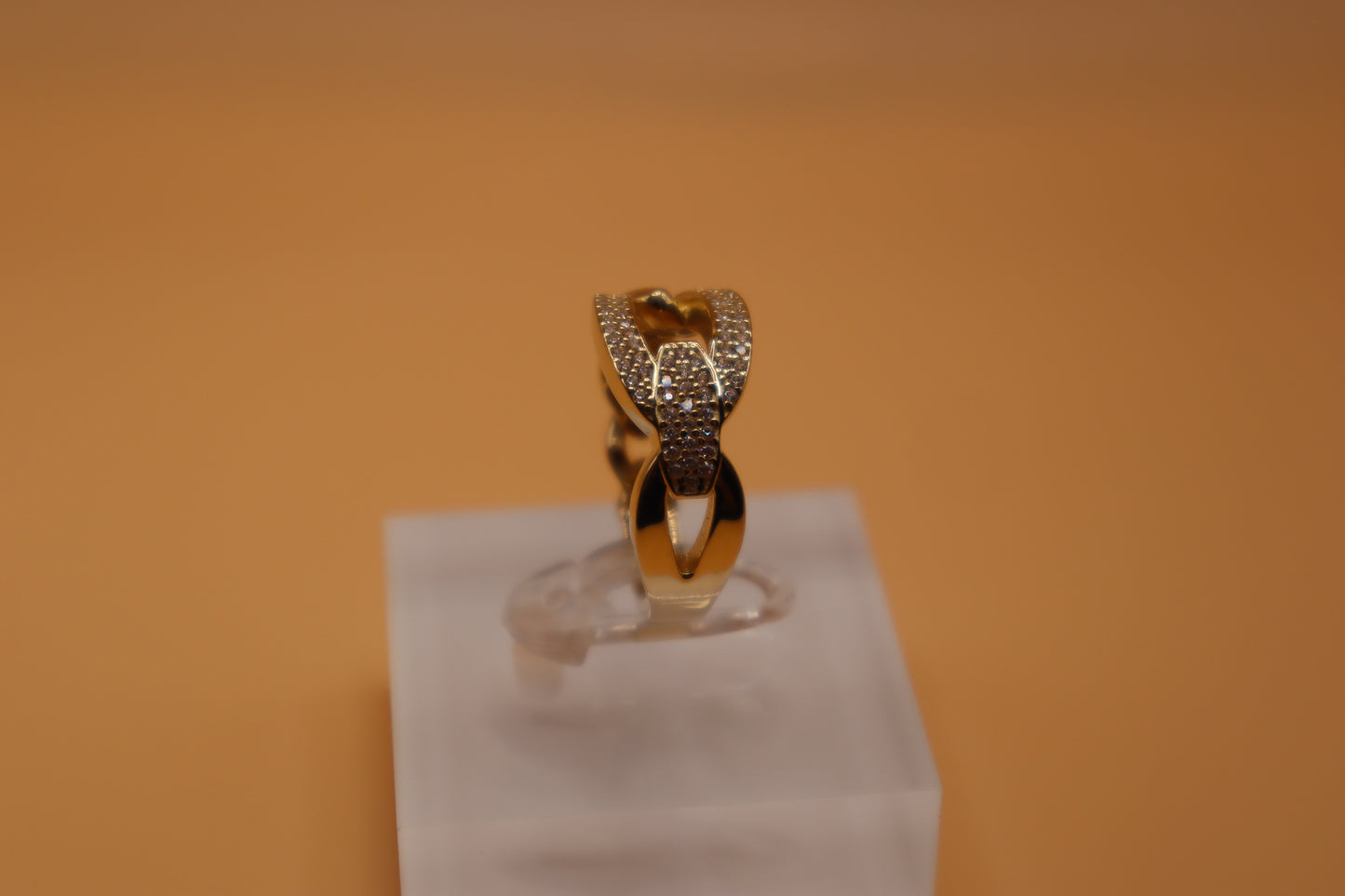 Anillo de cadena 14k