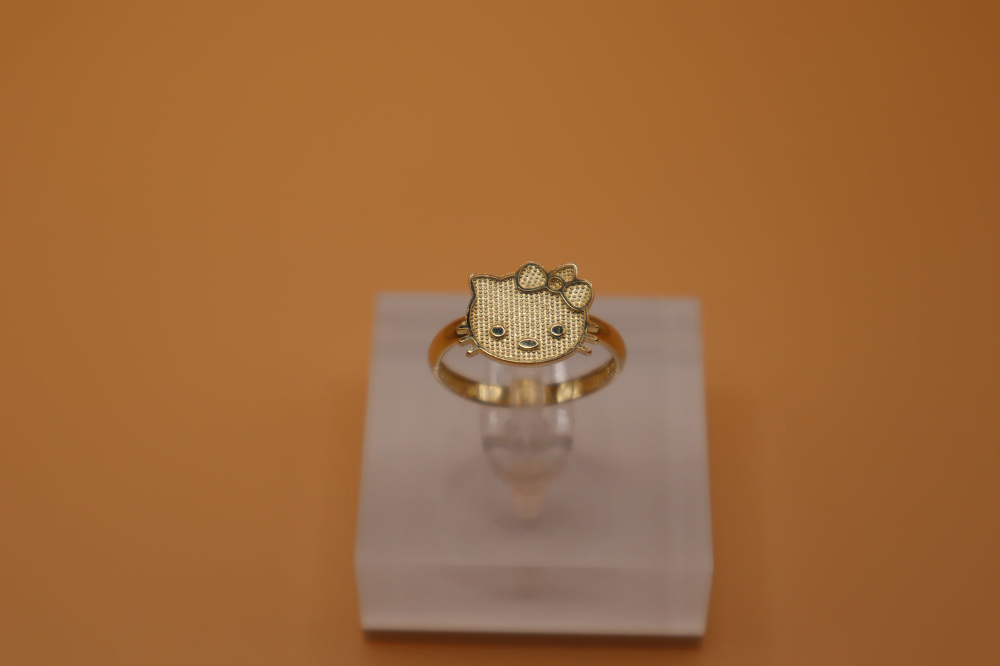 Anillo de gata en oro 14 k