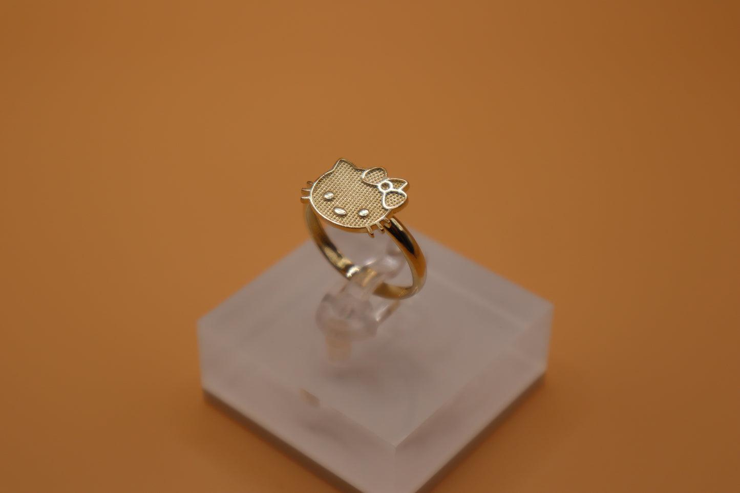 Anillo de gata en oro 14 k