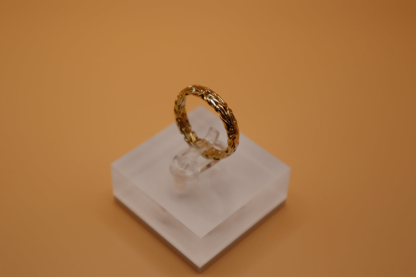 anillo bizantino 14k