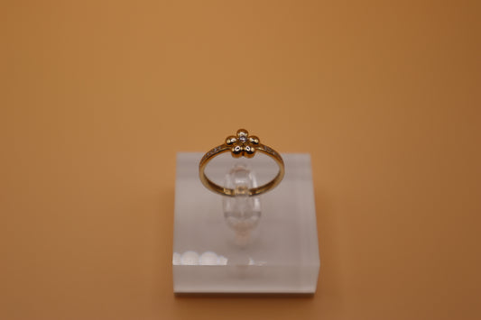 Anillo de flor 14k