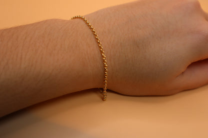 Pulsera rolo 18k